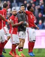 Fussball 1. Bundesliga Saison 2016/2017: FC Bayern Muenchen - Hamburger SV