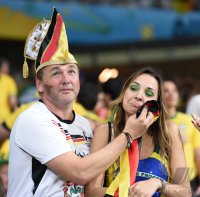 FUSSBALL WM 2014, HALBFINALE: Brasilien - Deutschland