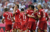 Fussball 1. Bundesliga Saison 15/16: FC Bayern Muenchen - Bayer 04 Leverkusen