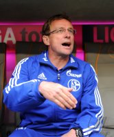 Fussball 1. Bundesliga : Trainer Ralf Rangnick (FC Schalke 04)