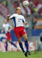 Fussball 1. Bundesliga: HSV, JAROLIM Einzelaktion am Ball