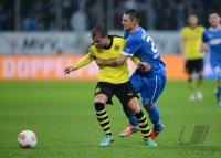 FUSSBALL1. Bundesliga  Saison 2012/2013: TSG 1899 Hoffenheim - Borussia Dortmund