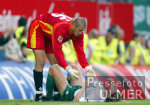 Fussball Bundesliga: Bielefeld - Bremen, enttaeuschung