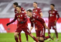 Fussball 1. Bundesliga Saison 21/22: FC Bayern Muenchen - Borussia Moenchengladbach