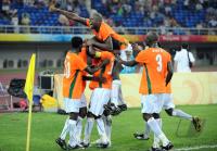 FUSSBALL  Olympia 2008   Vorrunde  Maenner Elfenbeinkueste - Australien