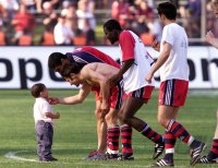 Fussball  1. Bundesliga  2000/2001: FC Bayern Muenchen - 1. FC Kaiserslautern