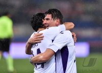 FUSSBALL Coppa Italia Viertelfinale 14/15: JUBEL Mario Gomez (AC Florenz)
