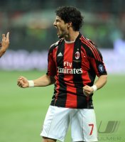 FUSSBALL SERIE A:  Jubel Pato (AC Mailand)