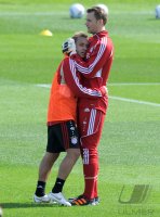 Fussball 1. Bundesliga 11/12: FC Bayern Muenchen Training in Doha