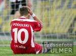 Fussball 2. Bundesliga: Koeln, PODOLSKI enttaeuscht