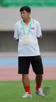 FUSSBALL INTERNATIONAL: Trainer Kim Jong Hun (Nordkorea)