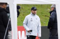 Fussball Training Deutsche Nationalmannschaft in Stuttgart: Bundestrainer Flick (Deutschland)