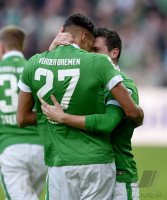 Fussball, 1. Bundesliga  Saison 2014/2015: Werder Bremen - Bayer 04 Leverkusen