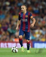 FUSSBALL International 2014/2015: Andres Iniesta (Barca)