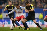 Fussball, 1. Bundesliga  Saison 2013/2014: Hamburger SV - Borussia Dortmund