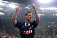 Fussball 1. Bundesliga : JUBEL Lukas Podolski (1. FC Koeln)