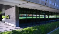 Schriftzug des Home of FIFA in Zuerich