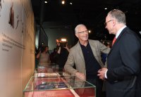 Fussball: Sonderausstellung in der Erlebniswelt des FC Bayern Muenchen in der Allianz Arena