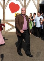 FUSSBALL 1. BUNDESLIGA: Praesident Uli Hoeness (FC Bayern Muenchen)