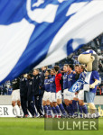 Fussball DFB Pokal: Schalke - Hannover, Schalker Schlussjubel