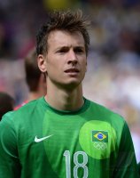 FUSSBALL Olympia 2012 Maenner: Brasilien - Weissrussland