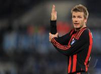FUSSBALL SERIE A:  BECKHAM  (AC Mailand)