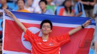 FUSSBALL INTERNATIONAL:  Nordkorea Fan