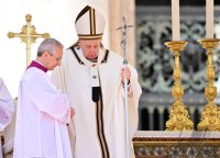 Vatikan, Rom Ostermesse 2022  Papst Franziskus I.