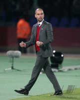 Fussball FIFA Klub WM 2013 FINALE:  JUBEL Trainer Pep Guardiola (FC Bayern Muenchen)