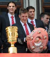 Fussball: FC Bayern feiert zum Saisonabschluss auf dem Marienplatz