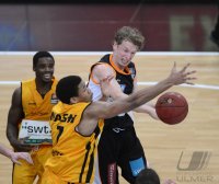 Basketball 1. Bundesliga 2012/2013:  Walter Tigers Tuebingen - ratiopharm Ulm