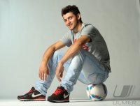 Fussball 1. Bundesliga, Saison 2011/2012: Matthias Zimmermann posiert im exklusiven Fotoshooting