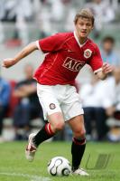 Fussball Barclays Premiership: Manchester, SOLSKJAER Einzelaktion