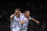 FUSSBALL  International CHL 09/10: JUBEL Thomas Mueller, Ivica Olic (v.li., FCB)