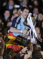 FUSSBALL International  COPA DEL REY  10/11:  JUBEL  Iker Casillas (Real Madrid)