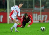 FUSSBALL, 1. BUNDESLIGA, 24. Spieltag: Leverkusen - Koeln