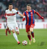 Fussball 1. Bundesliga Saison 14/15: VfB Stuttgart - FC Bayern Muenchen