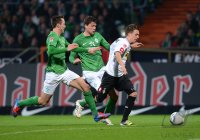 Fussball 1. Bundesliga  Saison 11/12:  SV Werder Bremen - Borussia Moenchengladbach