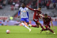 Fussball 1. Bundesliga Saison 21/22: FC Bayern Muenchen -  Hertha BSC Berlin