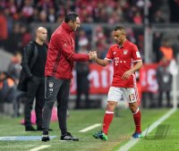 Fussball 1. Bundesliga Saison 16/17: FC Bayern Muenchen - Borussia Moenchengladbach