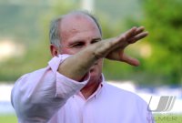 Fussball 1. Bundesliga Saison   2011/2012 : Praesident Uli Hoeness (FC Bayern Muenchen)