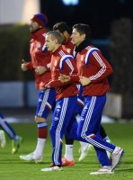 Fussball 1. Bundesliga Saison 14/15: Training FC Bayern Muenchen