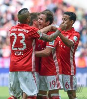 Fussball 1. Bundesliga Saison 15/16: FC Bayern Muenchen - Hannover 96