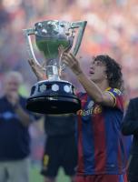 FUSSBALL International :  FC Barcelona wir als  spanischer Meister geehrt 09/10