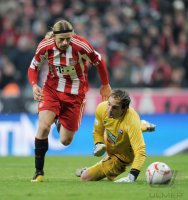 Fussball 1. Bundesliga  Saison 2010/2011: FC Bayern Muenchen  - 1. FC Kaiserslautern