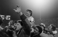 Fussball DFB Pokal, Saison 1983/1984, Halbfinale: FC Schalke 04 - FC Bayern Muenchen
