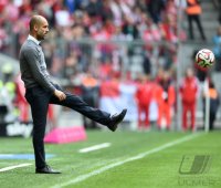 Fussball 1. Bundesliga Saison 14/15: Trainer Pep Guardiola (FC Bayern Muenchen)