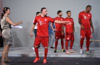 Fussball 1. Bundesliga 2015/2016: Fototermin beim FC Bayern Muenchen