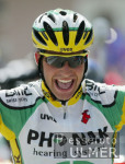 Tour de Suisse 2003 6. Etappe JUBEL ; Sieger Oscar Pereiro (ESP, Phonak)