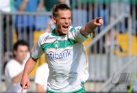 FUSSBALL 1. BUNDESLIGA, Werder Bremen: ROENBERG jubelt